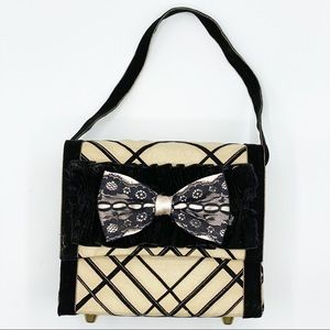 Not Sisters Two Exclusive Black Gold Box Bag